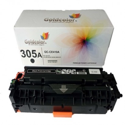 GOLDCOLOR 305A BLACK TONER CARTRIDGE (CE410A) FOR HP REPLACEMENT