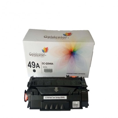 Goldcolor 49A Toner Cartridge-Q5949A - Black for HP Replacement