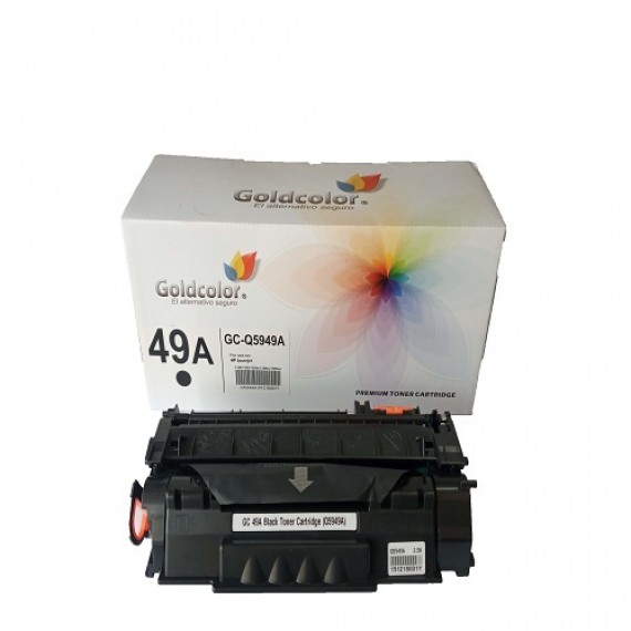 Goldcolor 49A Toner Cartridge-Q5949A - Black for HP Replacement