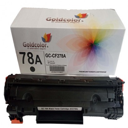 GOLDCOLOR 78A BLACK TONER CARTRIDGE (CE278A) FOR HP REPLACEMENT