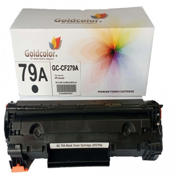 Goldcolor 79A Black Laserjet Toner Cartridge-CF279A For HP Replacement