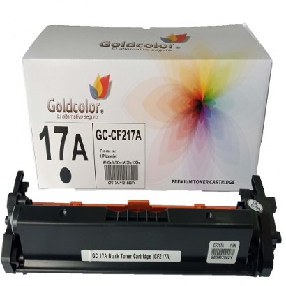 GOLDCOLOR 17A BLACK TONER CARTRIDGE(CF217A) FOR HP REPLACEMENT