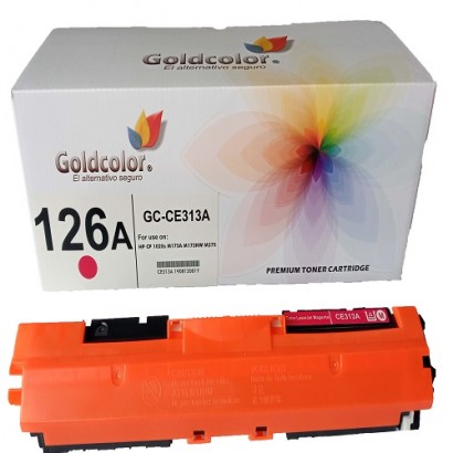 GOLDCOLOR 126A MAGENTA TONER CARTRIDGE (CE313A) FOR HP REPLACEMENT