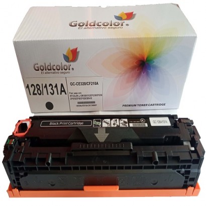 Goldcolor 128A Black Toner Cartridge CE320A For Hp Replacement