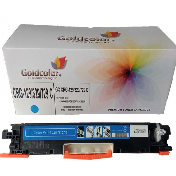 729 Cyan Toner Cartridge For Canon I-sensys Lbp-7010c, I-sensys Lbp-7018c Printer