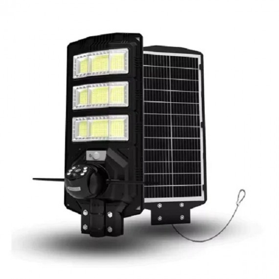 Solar Street Light With 4G 6MP PTZ Camera V380pro App-450w