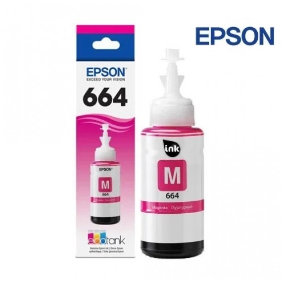 Epson T6643 Magenta Refill Ink Bottle - 70ml